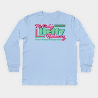 Mr. Pinky's Hefty Hideaway Kids Long Sleeve T-Shirt